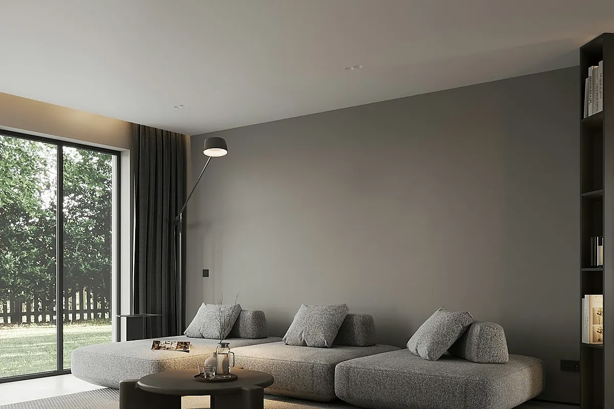 Styled lounge interior, design reference for Desa Chemor Impian